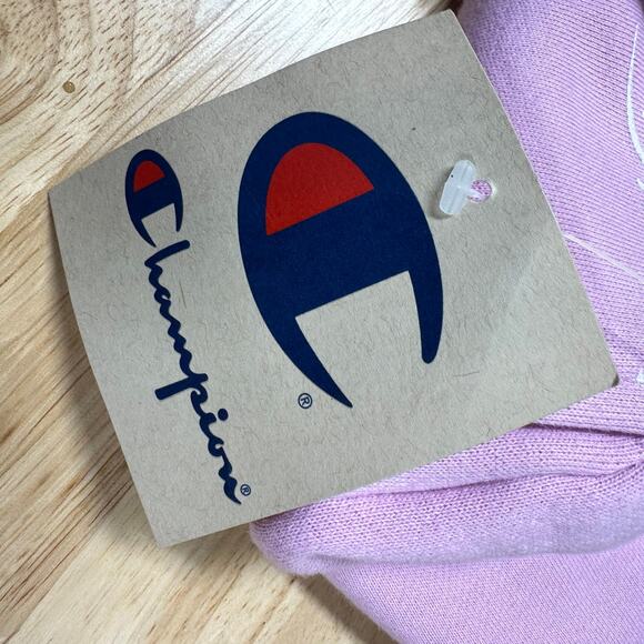 Champion NWT Shadow Script Girls Sweatpants Pink Size L Drawstring Waist Pockets - Picture 4 of 9